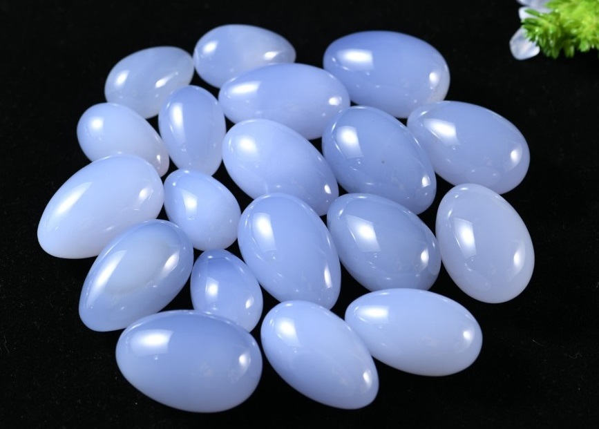 blue chalcedony eggs
